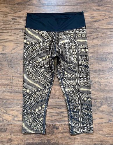 Zumba all night store metallic capri leggings
