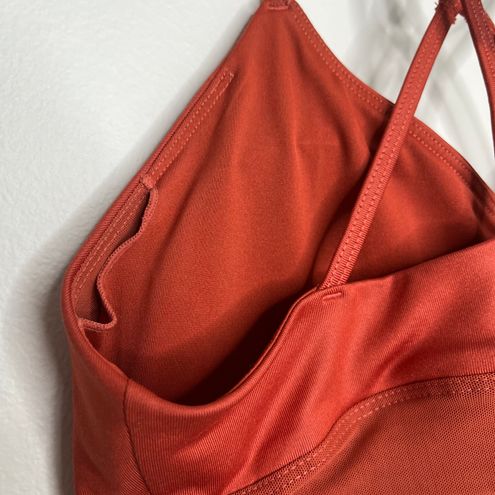 Alo Yoga Women's Lush Sports Bra Metallic Orange Size Small - $30 - From  Kyler