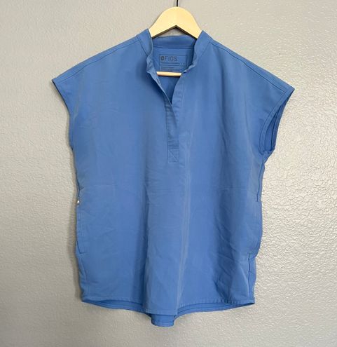 FIGS Rafaela Oversized Scrub Top Ceil Blue - $22 - From Cara