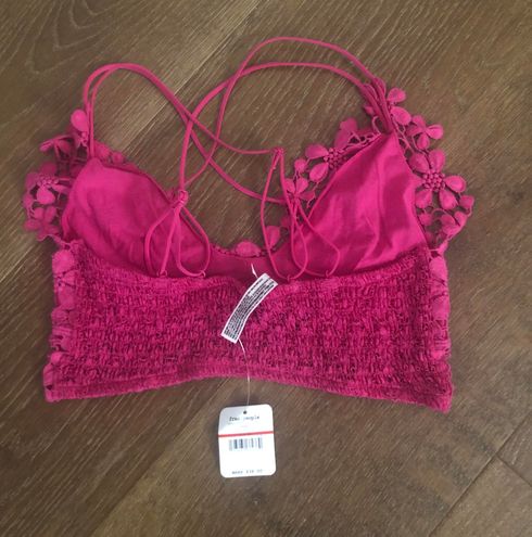 Women's Free People Intimately Miss Dazie Bralette Pink Size XS