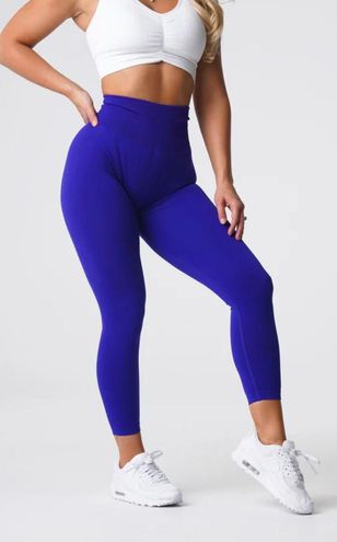 NVGTN Cobalt Solid Seamless Leggings Blue Size M - $44 New With