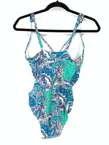 Blakely Love Your ASSETS by Sara SPANX Women's Size S Paisley One Piece  Swimsuit - $30 - From Gwen
