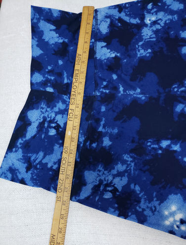 Bobbie & Brooks Blue Marbled Tie Dye High Waist Leggings Yoga Pants Sz L  EUC Size L - $15 - From DaPaTal