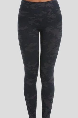 Spanx Ecocare High-rise Stretch-jersey Leggings In Black Camo