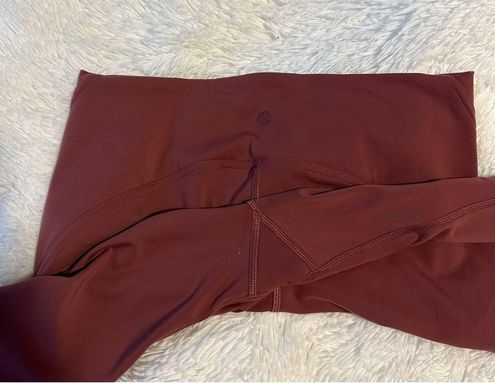 Lululemon InStill High-Rise Tight 25 Smoky Red Size 8 - $68 - From abbie