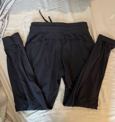 Black Lululemon joggers, size 6