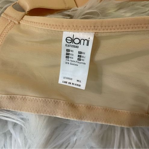 Elomi Bijou Sand Underwire Lightly Padded Plunge Convertible Bra 40I 40 I  new Size undefined - $28 - From Jenny