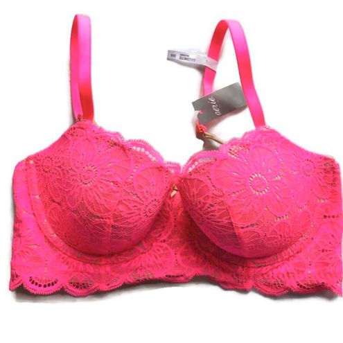 Aerie real power balconette lightly lined bra 34D Pink - $55 New With Tags  - From Patricia