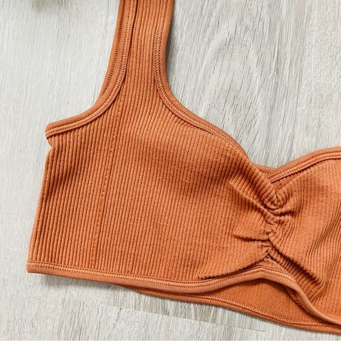 Urban Outfitters Pullover Bralette Orange Sz XL - $24 - From