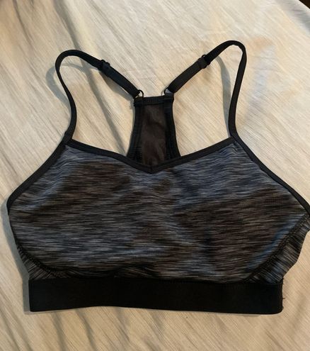 Athletic Works Gray & Black Sports Bra Size XS - $12 (20% Off