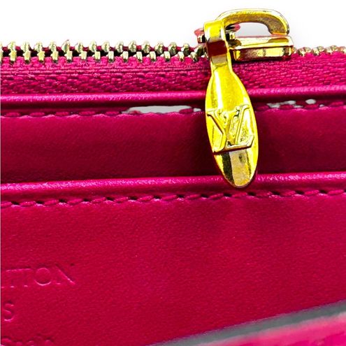 Louis Vuitton Long Wallet Portefeuille Louise Rose Enamel