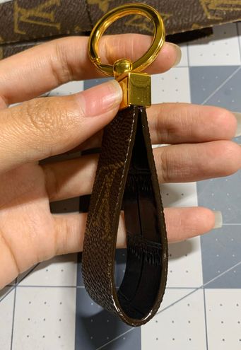 Louis Vuitton Recycled Monogram Key Ring/ Key Fob Brown - $75