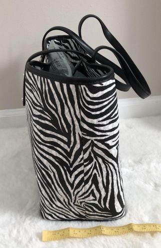 Michael Kors Large Zebra Open Tote Bag Black - $170 New With Tags - From  Daisys