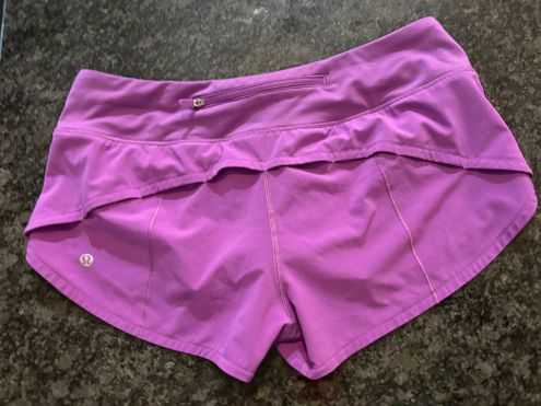 Lululemon Speed Short 2.5” Moonlit Magenta Purple Size 6 - $36
