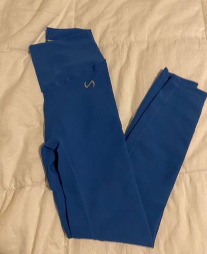 TLF Tempo Ribbed High Waisted Workout Leggings Blue Size M - $18 (68% Off  Retail) - From tabi