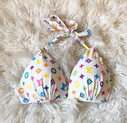 Louis Vuitton Takashi Murakami Bikini Top White Size M - $45 (40% Off  Retail) - From brittany