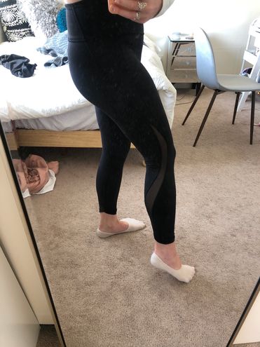 Lululemon Black Mesh Leggings - Size 6