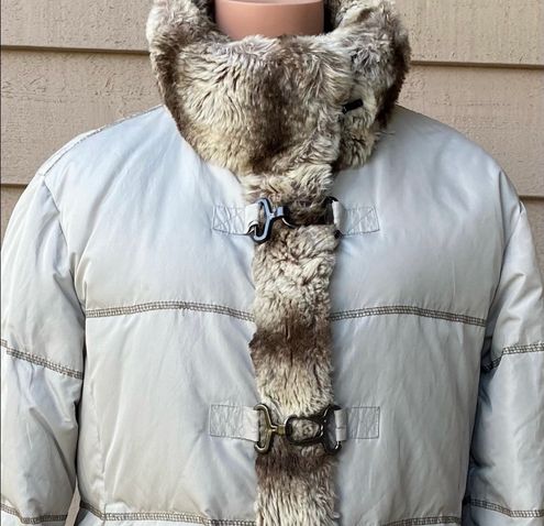 Hilary Radley Ny Faux Chinchilla Puffer Size XL 47 62 Off