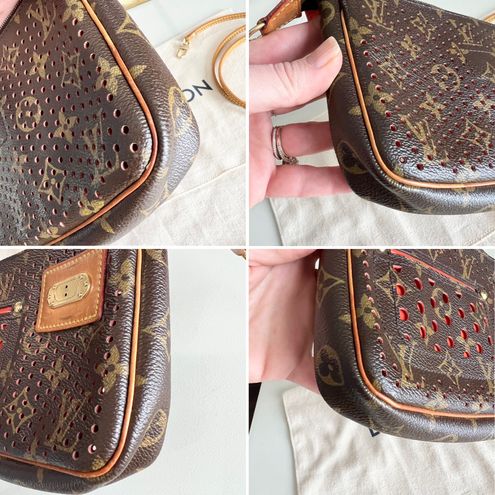 Louis Vuitton Perforated Accessories Pochette Brown - $595 - From