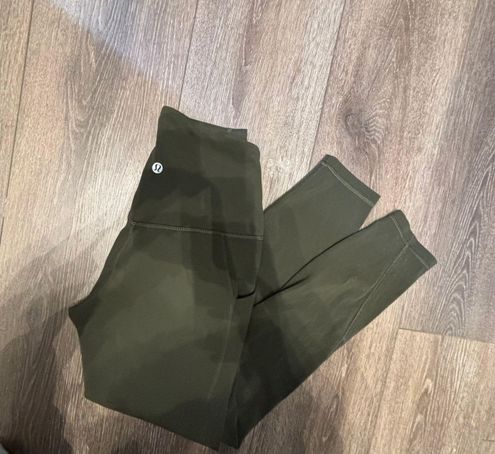 Lululemon Dark Olive Leggings Size 6