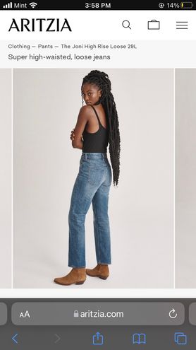 THE JONI HIGH RISE LOOSE 29L  Super high waisted jeans, Denim