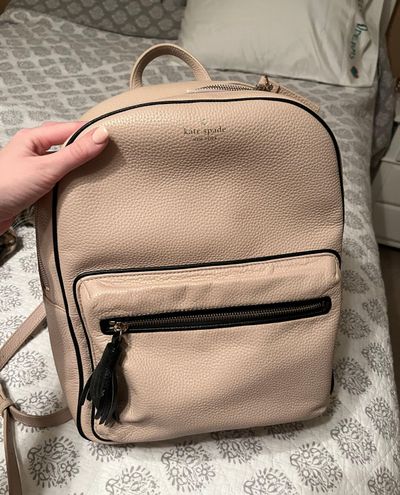 Leather backpack Kate Spade Grey in Leather - 25099952