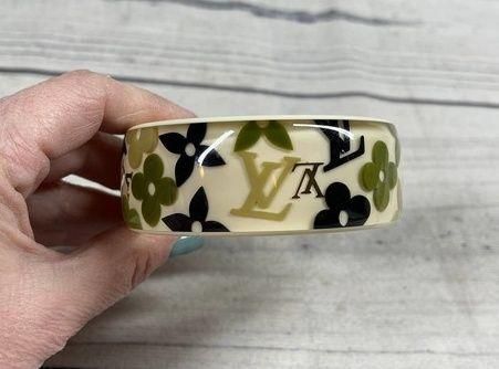 Louis Vuitton Black/Green Farandole Monogram Bangle Bracelet