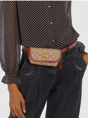 coach flare belt bag
