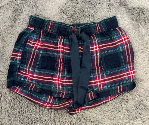 Hollister Flannel Sleep Shorts Blue - $7 (68% Off Retail) - From Jada