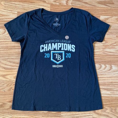 The Tampa Bay Rays World Series Champions 2020 T Shirt New Medium Pit - Pit  19