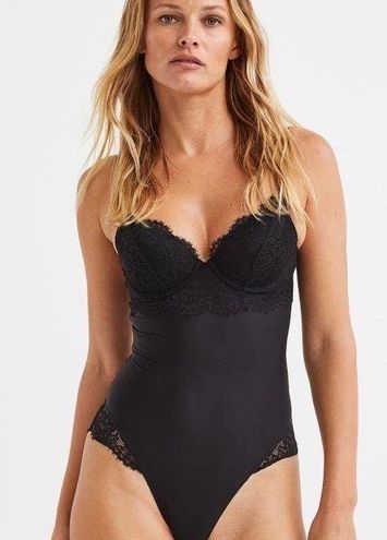 H&M Light Shaping Push-up Bodysuit Black Size 10 - $19 (51% Off Retail) -  From Samantha