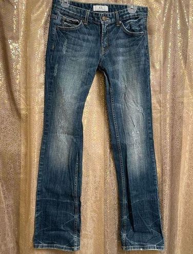 Armani Exchange J57 Ultra Low Rise Faded Wash Straight Leg