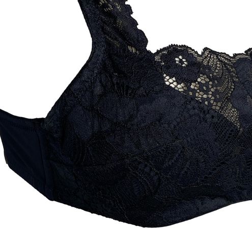 Soma Black Floral Lace Cami Underwire Bra Size 32B - $28 - From Jessica