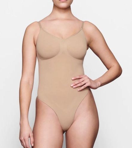 SKIMS NWOT Sculpting Thong Bodysuit new Shapewear L/XL Size