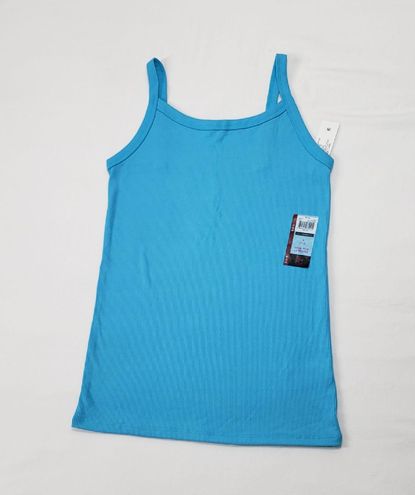 No Boundaries Adult Blue Cami Ribbed Stretch Tank Top Undershirt Size S 3-5  NWT - $15 New With Tags - From DaPaTal