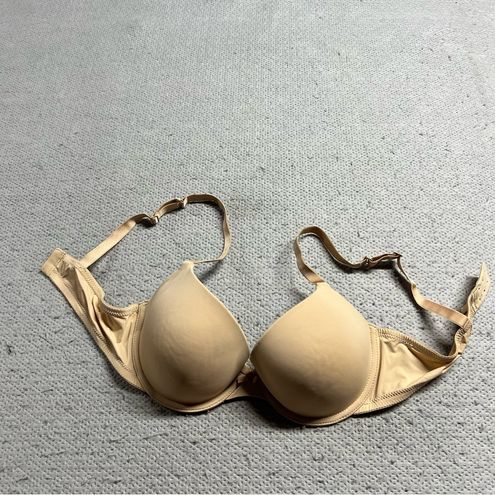 Women's Auden The Everyday Lightly Lined Beige Demi T-Shirt Bra 34C EUC  Size undefined - $13 - From Sophia