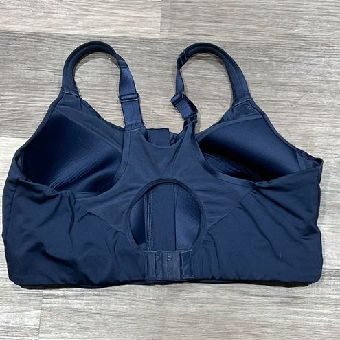 Calia by Carrie Underwood blue sports bra size 40D zips in front