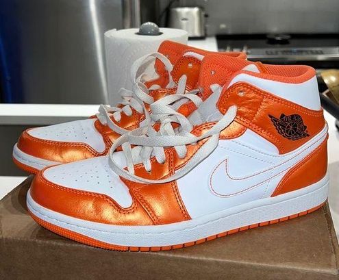 Jordan 1 Mid Metallic Orange Men's - DM3531-800 - US