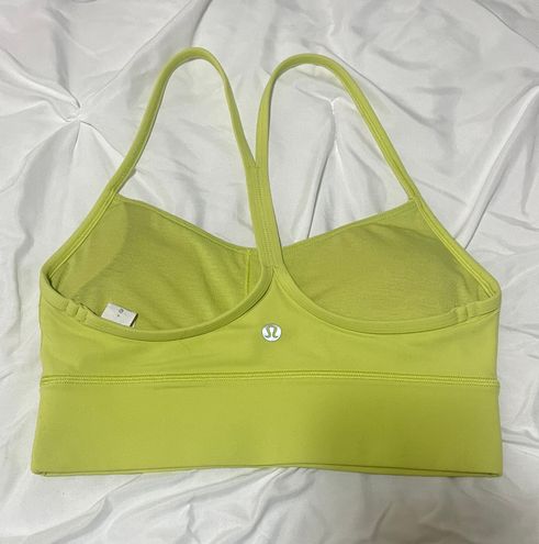 Lululemon Flow Y Bra Nulu Long Line Yellow - $35 (39% Off Retail) - From  Gwen