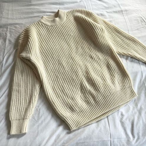 2015 Ribbed Mockneck Sweater, Authentic & Vintage