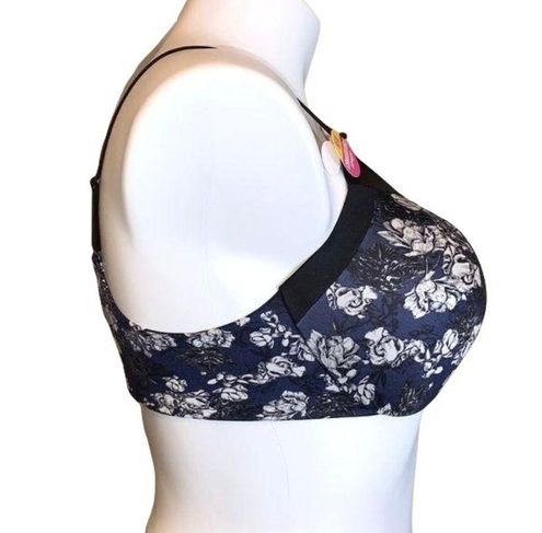 Maidenform Womens Convertible Rose Floral Lace Bra Black Navy White 40D NWT  Size undefined - $28 New With Tags - From Tiffany