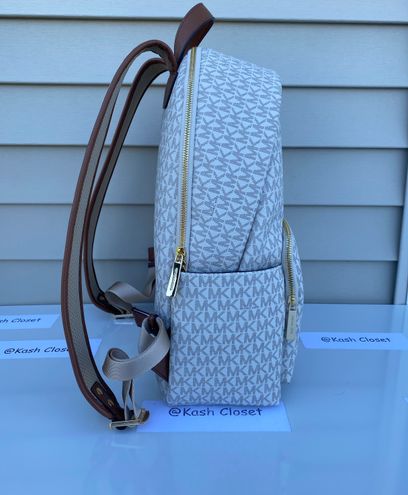 Michael Kors Erin large backpack with vanilla logo print - Michael Kors -  Purchase on Ventis.