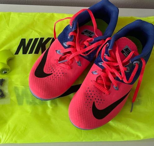 Nike Zoom Rival Track Spikes Pink Size 8.5 - $45 (50% Off Retail) - From  Maggie