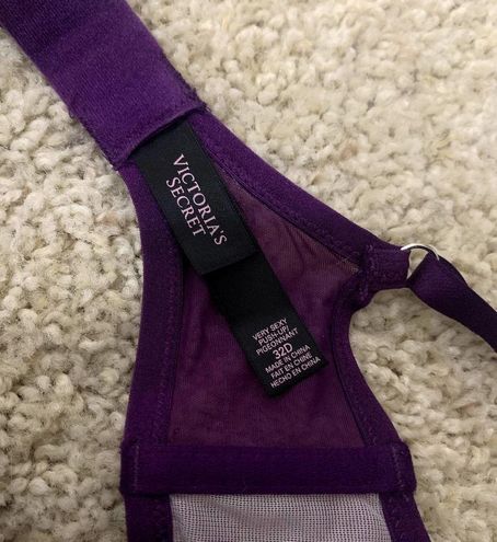 Victoria's Secret purple lace Very Sexy push-up bra size 32D - $23 - From  Haley