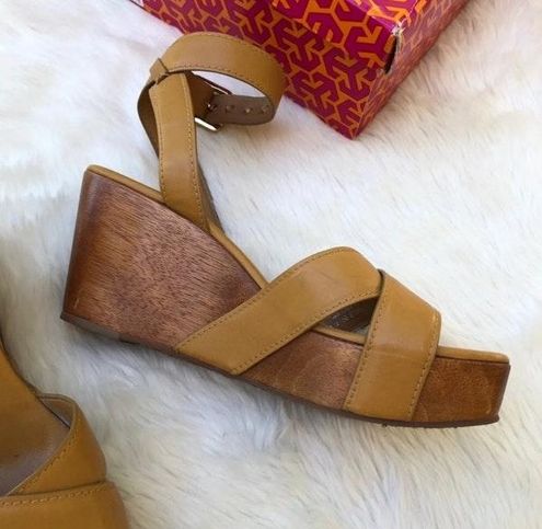 Tory Burch Almita Wedge Sandals Size  Brown - $135 (54% Off Retail) -  From April