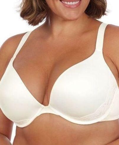 Secret Treasures NWT Women's Plus Size Underwire Plunge White Bra Size 46DD  - $16 New With Tags - From Selin