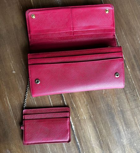 Authentic Prada Portafoglio Pattina Saffiano Tuc Nero Wallet