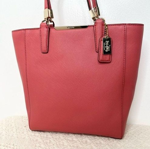 Coach Madison Saffiano Mini North South Tote Crossbody Bag