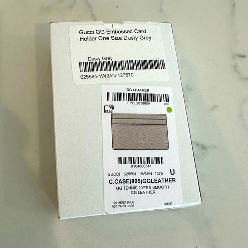 GUCCI Card holder GG in 1275 dusty grey