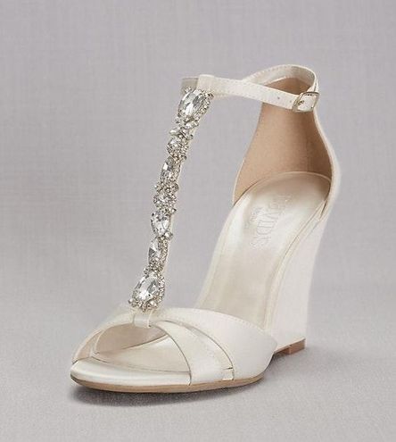 ivory wedding wedge
